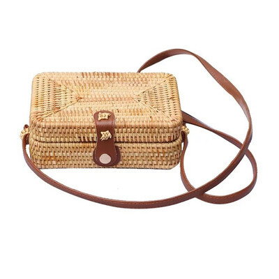 

Bags 2019 New Fashion Women Casual Girls Exquisite Straw Bag Rattan Hot Sales Shoulder Handbag Summer Beach Crossbody