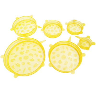 

612pcs Silicone Reusable Stretch&Fresh Wraps Seal Cover Cling Film Lids Use