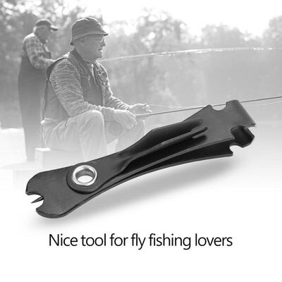 

Greensen Fly Fishing Quick Knot Tool Nipper Clipper Line Cutter with Retractable Reel