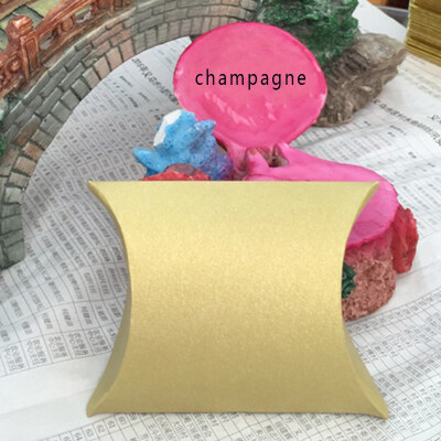 

FUNNYBUNNY Wedding Favor Box Cute Kraft Paper Pillow Party Favour Gift Candy Bag