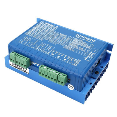 

2DM860H Digital Two Phase Controller Stepper Motor Microstep Driver Smooth Movement Low Noise High Speed Torque Compensation