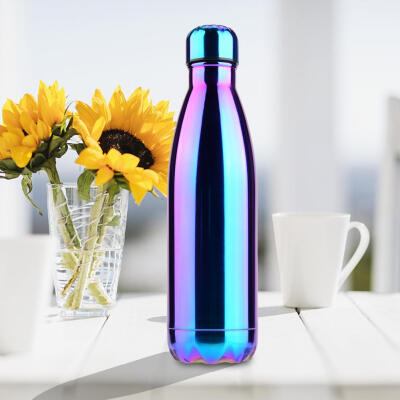 

Greensen 500ml Pure Color Electroplating Coke Bottle Shape Vacuum Stainless Steel Thermos FlaskVacuum Flask Thermos flask