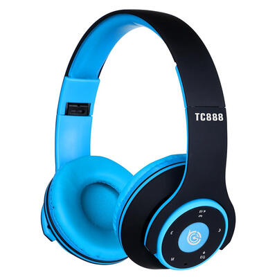 

TC-888 Wireless Bluetooth Headset Foldable Headphone wMic Support TF Card