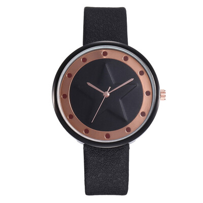 

Simple Five-Pointed Star Rivet scale Quartz Watch Featured Dot Neutral Clock Fashion Relojes Para Mujer High Quality Horloge50