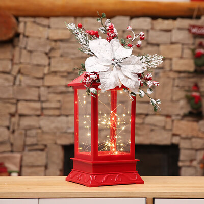 

Tailored Christmas Decorations LED Candlestick Light Ornaments Craft Xmas Home Decor BK