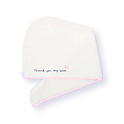 

Coral Fleece Bath Towel Hair Hat Quick Drying Ladys Bath Tools Practical