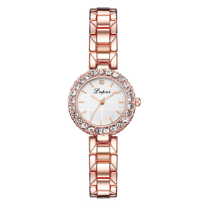 

Quartz watch simple temperament alloy strap ladies watch bracelet watch two-piece