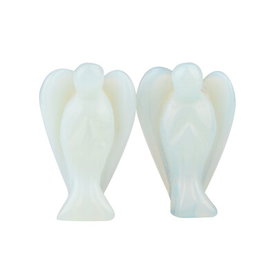 

〖Follure〗Angel Jade Crystal Carving Crafts Ornaments Home Decoration Healing Gemstone