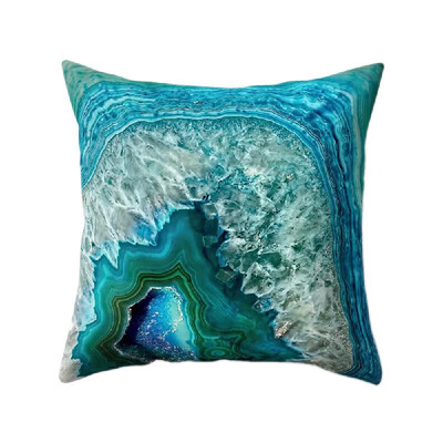 

Colorful Pillowcase 4545 Rosiest Geometric Marble Texture Pillow Case Super Soft Throw Sofa Bed Cushion Cover Protector Micro Fib