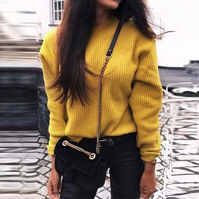 

Tailored Fashion Womens Turtleneck Long Sleeve Cotton T-shirt Casual Tops