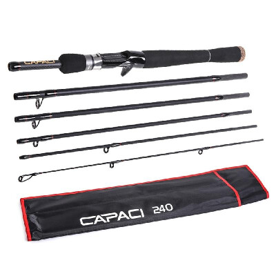 

21m 24m 6 Sections Carbon Spinning Casting Fishing Rod Lure Fishing Rod Hand Pole Fishing Tackle