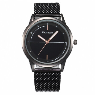 

Khorasan new ladies simulation plastic mesh belt creative watch fashion explosion models quartz watch female models
