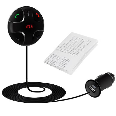 

Car Use Bluetooth FM Transmitter Wireless Stereo Bluetooth 30 FM Transmission Audio Music Box Hands-free w Mic TF Card Slot for