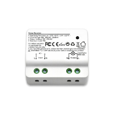 

Practical Relay Receiver 15A SmartHome Wi-Fi Intelligent Switch Breaker Module APP Control Support for Amazon Echo Alexa Google Ho