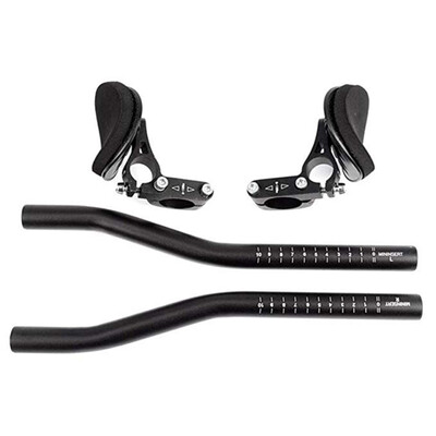 

Rest TT Handlebar Aluminum Alloy Bars Arm Relaxation Rest Split Vice Cycling Bike Rest Handlebar For Long Distance Riding