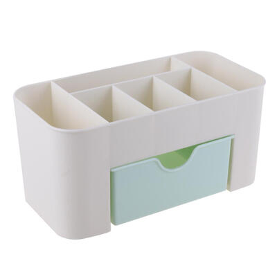 

Creative Desktop 6 Grid Makeup Organizer Storage Cosmetic Case with Drawer