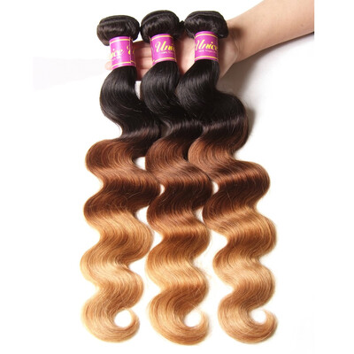 

UNice Hair Ombre Brazilian Body Wave Virgin Human Hair Threetone T1B427