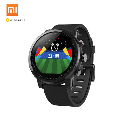 

English Version Xiaomi Huami AMAZFIT Stratos Smart Sports Watch 2 GPS 512MB 4GB 5ATM Waterproof 134inch 25D Corning Gorilla Touc