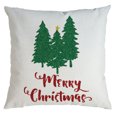 

Tailored Christmas Pillow Cover Pillowcases Decorative Sofa Cushion Cover 45x45cm