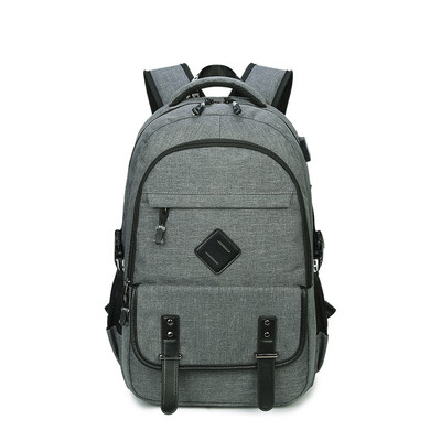 

NeillieN backpack male USB backpack Oxford waterproof student bag travel outdoor computer bag