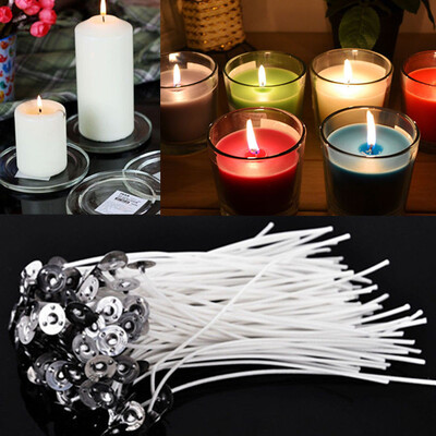 

〖Follure〗100x Candle Wicks Cotton Core Pre Waxed With Sustainers Candle Making