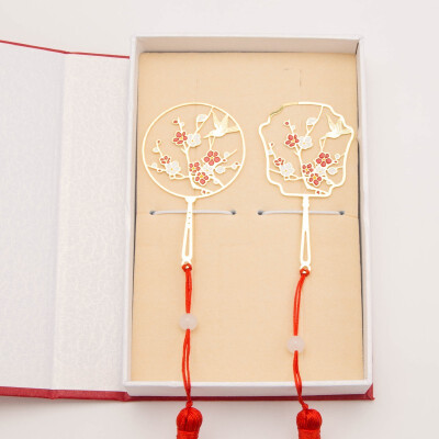 

Group fan bookmark exquisite hollow creative ancient teachers day gift