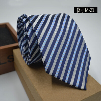 

New spot tie business dress mens tie polyester yarn arrow type 8CM business tie wholesale