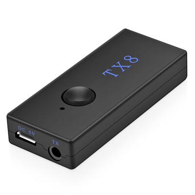 

TX8 Bluetooth Transmitter Wireless RCA 35mm Audio Adapter for TV Headphone