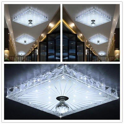 

Modern LED Crystal Ceiling Lights SquareRound AislePorch Lights Chandeliers Ceiling Lamp