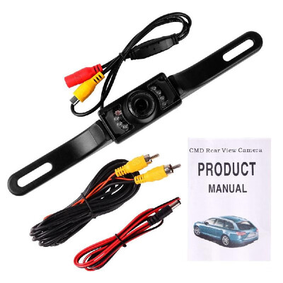 

Car Rear View Backup Camera Reverse Back Up Camera Waterproof Mini CMOS 7LED Night Vision Parking Monitor 170 Degrees