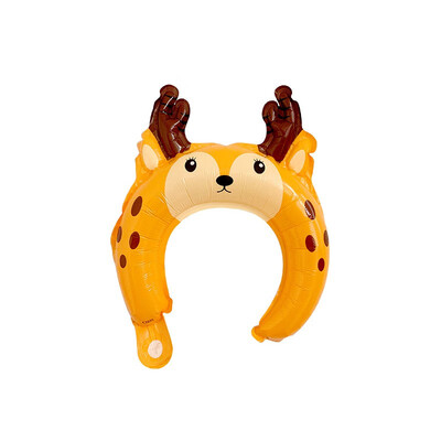 

FUNNYBUNNY 10PCS Small Gift Styling Headdress Aluminum Balloon Bear Bunny Ears Headband Delivery Animal Balloon Valentines Day