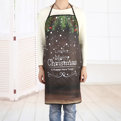 

Tailored Christmas Decoration Waterproof Apron Christmas Dinner Party Apron