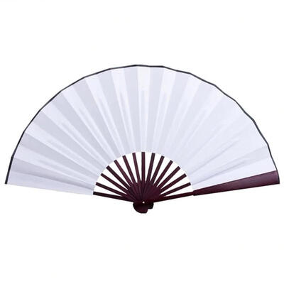 

Chinese Style Silk Cloth Fan Folding Antique DIY Painting Calligraphy Fan
