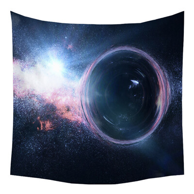 

Gobestart Tapestry Universe Moon Stars Space Plane Creative Home Bedroom Decor Romantic
