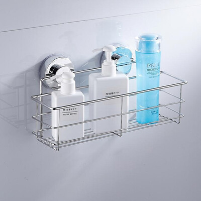 

Single Tier Homeware Bathroom Shelf Durable Storage Basket