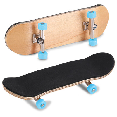 

Alloy Fingerboards Wooden Fingerboards1Pc Maple WoodenAlloy Fingerboard Finger Skateboards With Box Reduce Pressure Kids Gifts