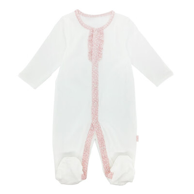 

Baby Touch plaid with floral placket open placket 15138