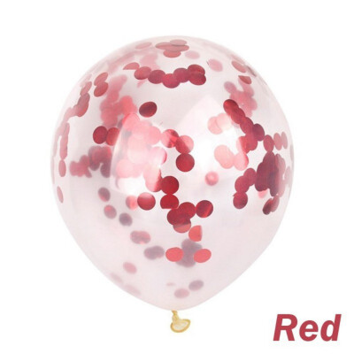 

New Hot 5pcs 12inch Multicolor Confetti Balloon Party Wedding Decoration Christmas Balloons Decoration Birthday Balloon for Kids