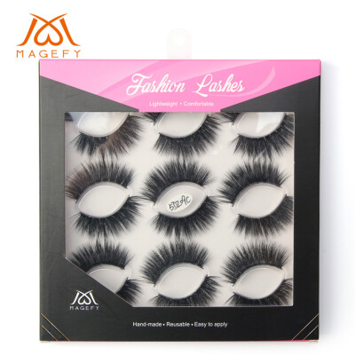 

〖Follure〗Luxury 9Paire 5D False Lashes Fluffy Strip Eyelashes Long Natural Party Makeup