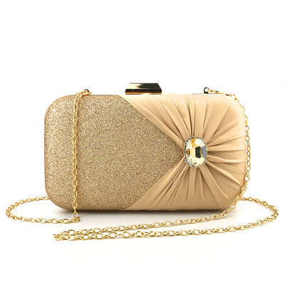 

Tailored Women Solid Color Evening Bag Hand Chain Bag Clutch Bags