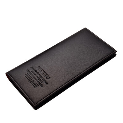 

Fashion Male Clutch Long Wallets Casual Mens Solid Business Money Bags Coin Purse Mens Wallet PU Leather Male Purse