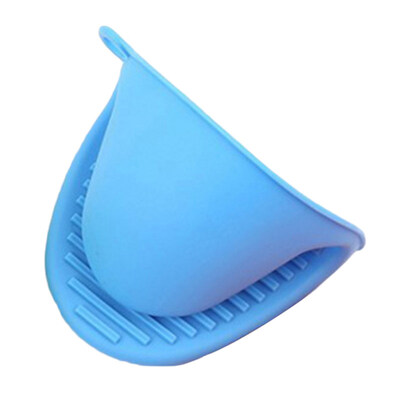 

1Pc Silicone Heat Resistant Oven Glove Anti-slip Pot Bowl Holder Clip Potholder