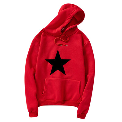 

Toponeto Mens Fashion Winter Solid Printed Long-sleeved Hooded SweatShirt Halloween Tops