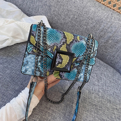 

Tailored Womens Bag Snake Print Shoulder Bag Vintage Crossbody Womens Shoulder Bag