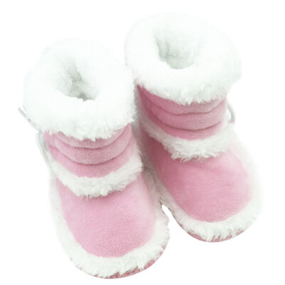 

Winter Baby Girls Snow Boots Infant Solid Lace Up Shoes Prewalker Anti-slip Boots 0-18 Months