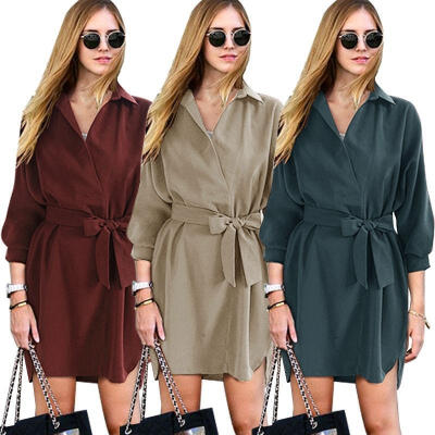 

Women&39s Summer Casual Autumn Long Sleeve Evening Party Cocktail Short Mini Dress