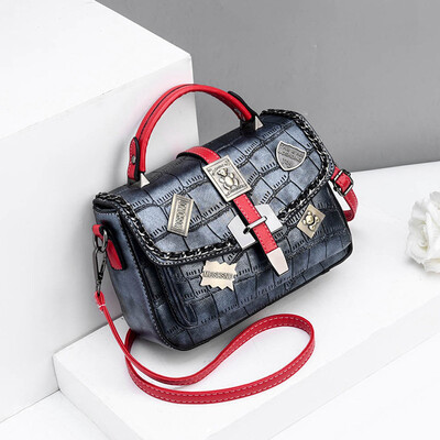 

Womens bag fashion Messenger bag stone sign bag retro 2018 shoulder portable Joker ins