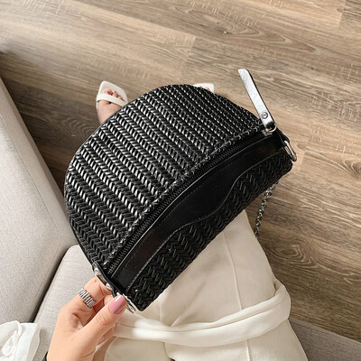 

Tailored Womens Bag Cloud Bag Shoulder Bag Woven Crossbody Bag Solid Color Fashion