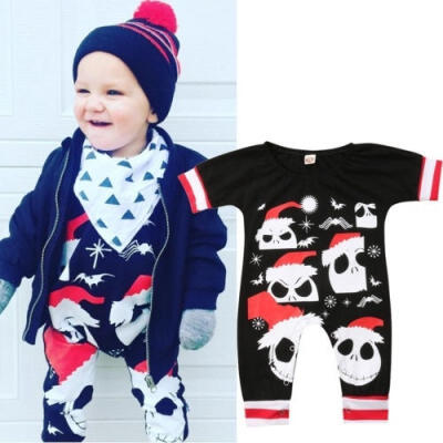 

Christmas Newborn Baby Boys Girl Xmas Clothes Romper Bodysuit Outfits Costumes