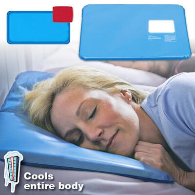 

Cooling Insert Pad Mat Aid Sleeping Therapy Relax Muscle Home Chillow Ice Pillow